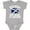 AC-Heather Grey, variant on Scottish Pride Scotland Flag Boys or Girls Baby Bodysuit