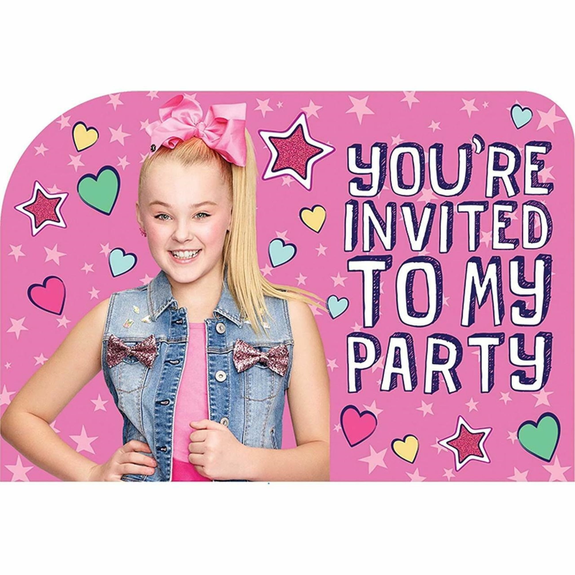 12 x Personalised Emoji Boys Girls Kids Birthday Party InvitationsH0028 
