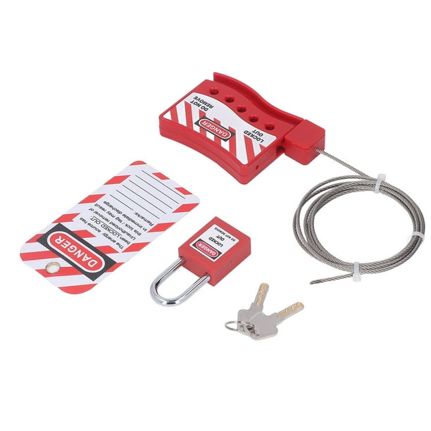 Lockout Tagout Cable Lock, Lockout Tagout Steel Cable Design For