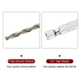 thumbnail image 4 of Uxcell M35 High Speed Steel Cobalt Twist Drill Bit Set 1.5/2/3/4/5/6/8/10mm Hex Shank, 4 of 6