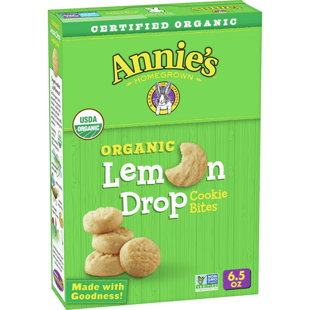 Annie's Homegrown Organic Lemon Drop Cookie Bites