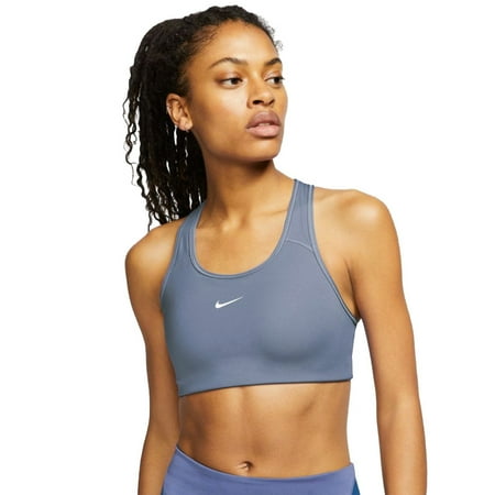 Nike Womens 1 Piece Pad Medium Impact Sports Bra Ashen Slatewhite XS