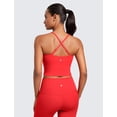 thumbnail image 3 of Sostén CRZ YOGA Butterluxe Cuello Cuadrado Acolchado Rojo Profundo XL, 3 of 7