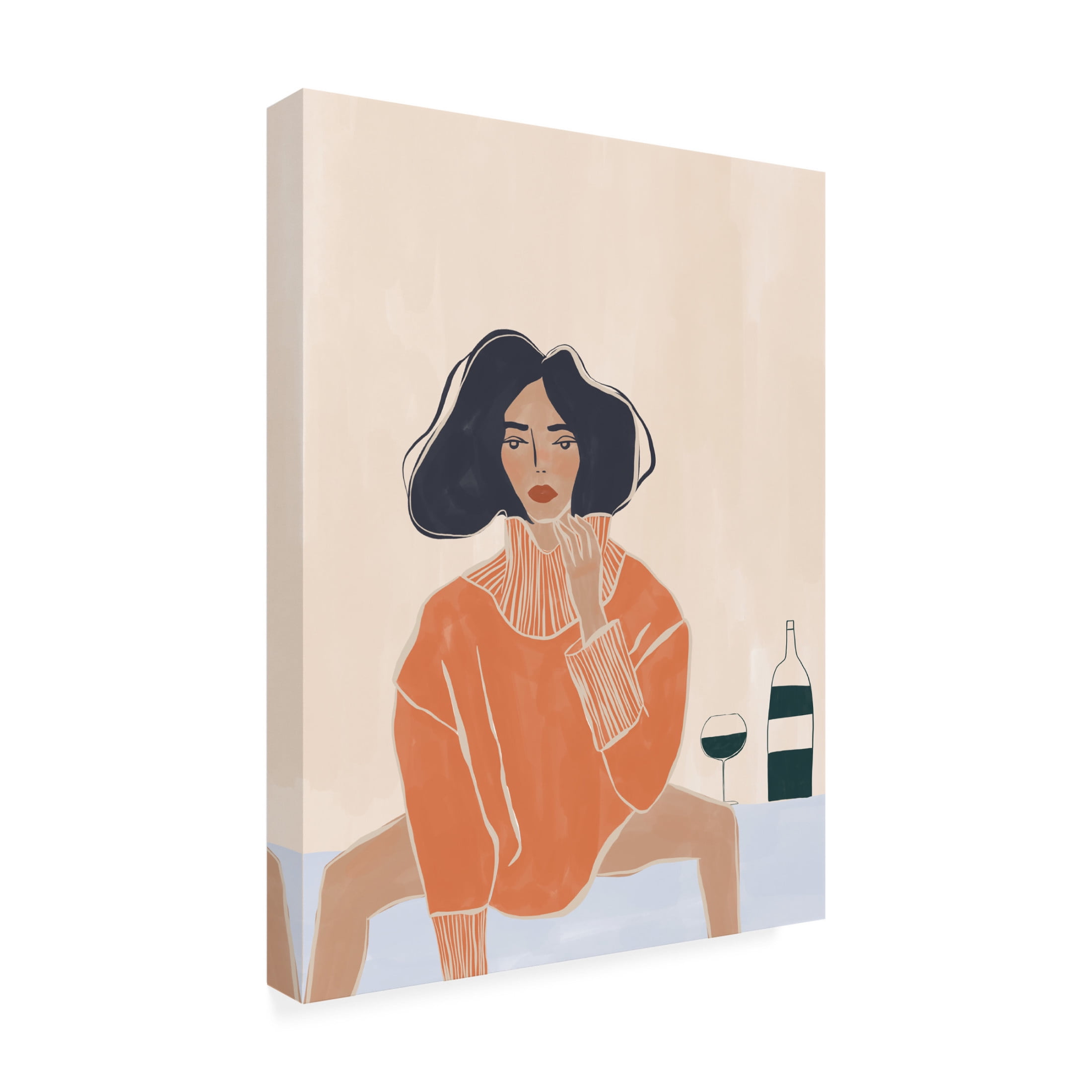 Trademark Fine Art Ivy Green Illustrations It's a Mood Canvas Wall Art