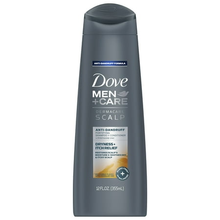 Dove Men+Care Dermacare Scalp 2 in 1 Shampoo & Conditioner Dryness + Itch Relief 12 oz
