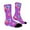 Purple, variant on Funny Ice Cream Crew Socks for Boys Girls Kids 67 Socks Ages 7-12 Soft Cute Print Durable Everyday Wear Socks Christmas Holiday Gifts for Children