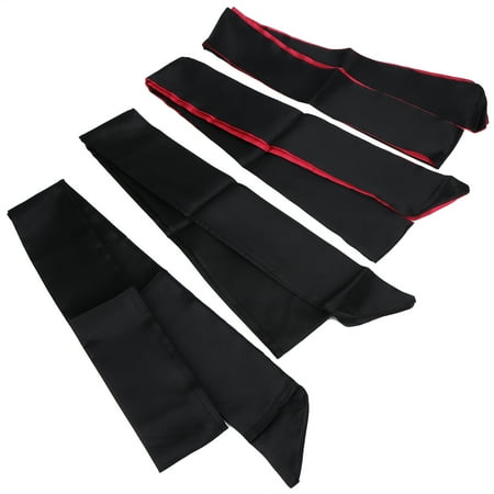Fyydes Eye Cover Tie Blindfold Tie,4Pcs Silk Cloth Eye Cover Sleeping Eyeshade Blindfold Tie for Valentine's Gift 150cm,Eye Cover Tie