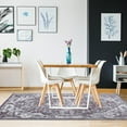 thumbnail image 5 of Luxe Weavers Floral Medallion Boho Lilac 5x7 Area Rug, Living Room Carpet, 5 of 7
