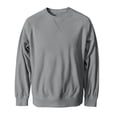 thumbnail image 5 of Corduroy Sweatshirts for Men 2026 Fall Winter Long Sleeve Plain Relaxed Fit Crewneck Sweatshirt Mens Pullover Top, 5 of 5