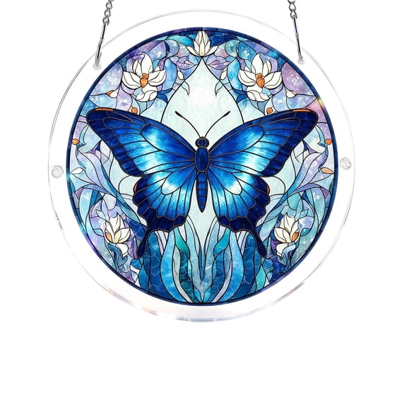 Acrylic Puzzles Suncatchers for Windows Hanging,Sun Catcher Acrylic Puzzles Garden Decoration for Women Men Mom Gift Home Decor,Mothers Day Gifts, 7.4 Inch
