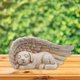 thumbnail image 2 of Estatua de Ángel para jardín, adornos para mascotas, Ángel para perro, estatua conmemorativa de tumba, 2 of 5