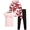 Pink Camo Multi, variant on RBX Girls' Legging Set - 3 Piece Hoodie Sweatshirt, T-Shirt, and Leggings (Size: 7-16)