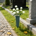 thumbnail image 5 of PONPRNGY 2Pcs Memorial Floral Vases, Cemetery Vase, Headstones Flower Holder, Grave Cone Vase, Flower Pots for Outdoor Plants, Decorative Plastic Containers, 5 of 6