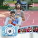 thumbnail image 5 of Cámara HD para niños y niñas, ideal para fotos y vídeos, cámaras dobles delantera y trasera, ideal para cumpleaños, festivales, regalos de crecimiento, cámaras de gel de sílice para niños., 5 of 8