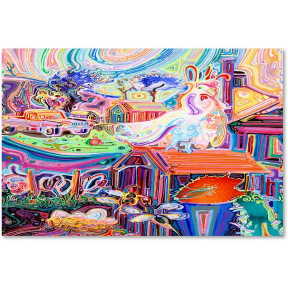 Trademark Fine Art "Poppycock" Canvas Art by Josh Byer