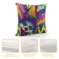 thumbnail image 4 of YINGXI Throw Pillow Covers Jester Hats Masquerade Mask Decorative Cushion Covers for Sofa Couch 20x20in, 4 of 5