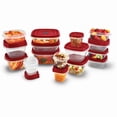 thumbnail image 3 of Rubbermaid Easy Find Lid 34 Pc Set of Food Storage Containers with Vented Lids, Plastic Food Storage Containers with Easy Find Lids, Great for Leftovers, Meal Prep & Organization, 3 of 5
