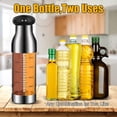 thumbnail image 3 of Pulverizador de aceite de oliva para cocinar Boquillas dobles Botella de vinagre de grado alimenticio Mister Portable 6.7oz-200ml Fokelyi JQWJ217, 3 of 6