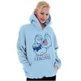 thumbnail image 4 of Popeye Patriotic American Flag Strong Hoodie Sweatshirt Women Men Brisco Brands 5X, 4 of 6