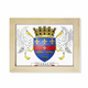 thumbnail image 1 of Saint Barthélemy Asia emblema nacional Escritorio de madera Arte Pintura 6x8 pulgadas marco de foto foto, 1 of 4