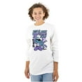 thumbnail image 3 of The Smurfs Cool Kanji Born Fly Unisex Plus Size Long Sleeve Tee Shirt Brisco Brands 2X, 3 of 5