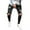 Black, variant on Giftesty Men Pants Clearance,Mens Skinny Stretch Denim Pants Distressed Ripped Freyed Slim Fit Jeans Trousers