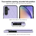 thumbnail image 6 of for Samsung Galaxy A35 Wallet Case with Card Holder RFID Blocking,Dimaond Patterned Elegent PU Leather,Double Back Flip Kickstand Magnetic Clasp Durable Shockproof Cover,Purple, 6 of 7