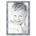 thumbnail image 2 of ArtToFrames 25" x 38" Light Silver Picture Frame, 25x38 inch Silver Wood Poster Frame (WOM-4827), 2 of 7