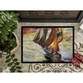 thumbnail image 3 of Carolines Treasures JMK1062MAT Red Sails Sailboat  Door Mat Indoor Rug or Outdoor Welcome Mat 18x27 Doormat  18H X 27W, 3 of 4
