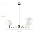 thumbnail image 3 of Sunlit Pendant Light in Walnut Black, 3 of 8