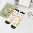 thumbnail image 5 of Uemuo Autumn Printed Crew Socks, Moisture-Wicking Socks, Athletic Socks for Men Breathable Cushion Socks Casual Sport Socks for Running Traveling, 5 of 6