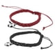 thumbnail image 1 of KAKOWELY 2 pulseras de fútbol trenzadas, pulsera de jugador de fútbol, cadena de muñeca de fútbol, 1 of 5
