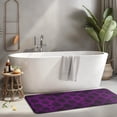 thumbnail image 2 of Purple Gothic Floral Pattern Kitchen Rug Mat,Kitchen Runner Rugs Non Skid Washable,Decorative Kitchen Floor Mats for Kitchen,Sink,Laundry,17"x47.2", 2 of 7