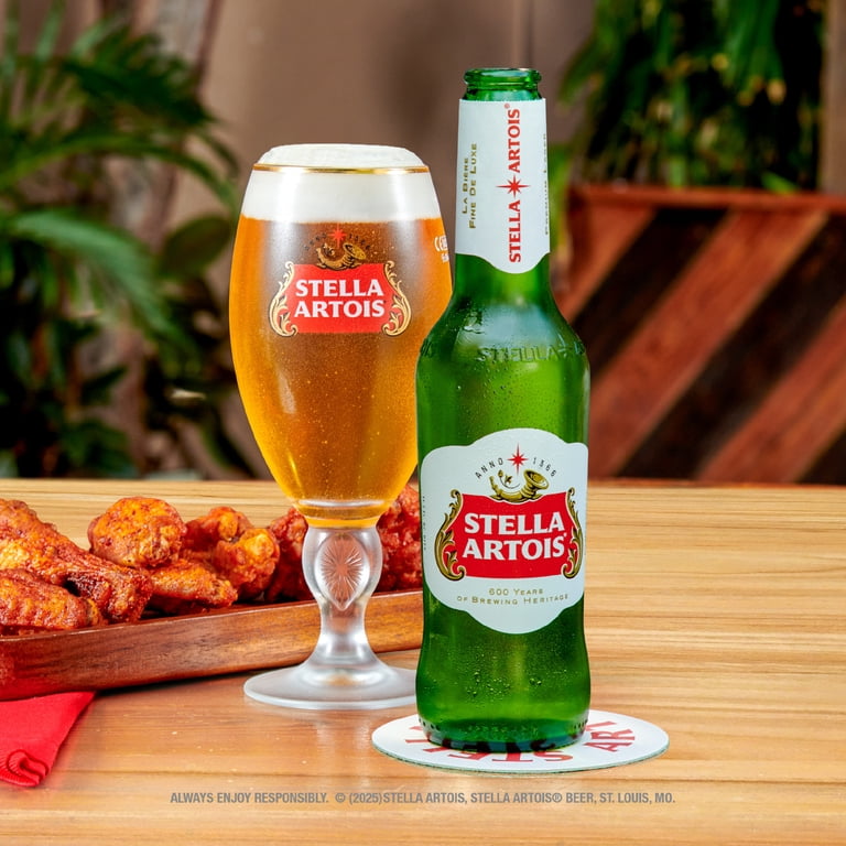Stella Artois Premium Lager Beer 18 Pack 11.2 fl oz Glass Stella Artois Premium Lager Beer 18 Pack 11.2 fl oz Glass
