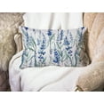 thumbnail image 3 of Lavender Lumbar Throw Pillow Cover 12x20 Inch Decorative Bedroom Living Room Blue Floral Rectanglar Cushion Case for Bed Sofa Couch, 3 of 6