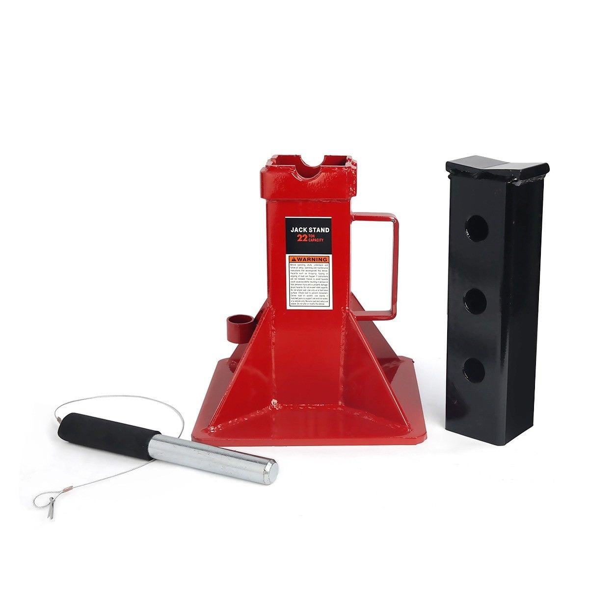Stark USA 22 Ton (44,000LB) Heavy Duty Pin Type Professional Car Jack Stands with Lock, 1 Pair