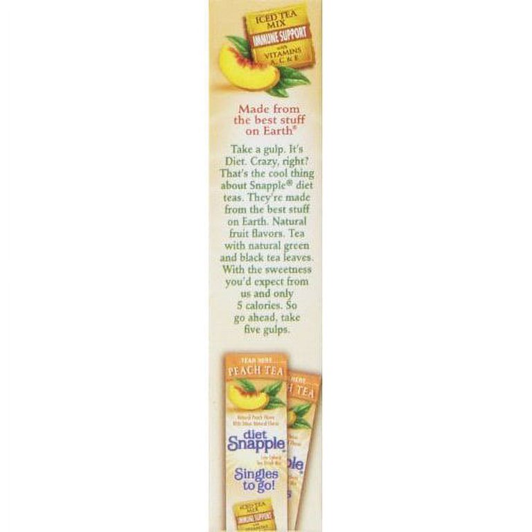 Snapple 6-Pack Diet Peach Tea - 10137149