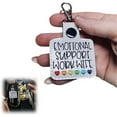 thumbnail image 1 of Llavero de apoyo emocional con corazones y arcoíris, colorido llavero para coche, diseño duradero y fácil de llevar, estética vibrante, regalo ideal, tamaño compacto, amuleto antiestrés, accesorio de, 1 of 9