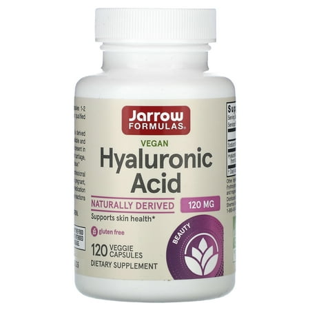 Jarrow Formulas Hyaluronic Acid, Skin Hydration, 120 Veggie Caps
