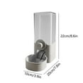 thumbnail image 3 of 9.44x4.52x6.1 Inch&nbsp;Plastic Hanging Pet Drinker with Large Capacity, Automatic Feeder for Cages with Transparent Design (Gray), 3 of 6