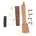 thumbnail image 1 of Make Your Own Ukulele Kit, Fine Workmanship Ukulele Neck Kit Guitar Neck String Knob Bridge Professional  for Home Activities, 1 of 7