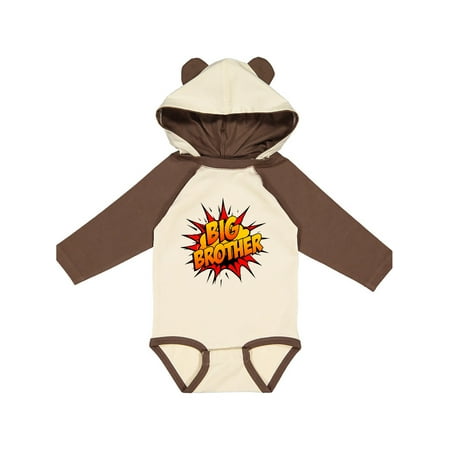 

Inktastic Big Brother Super Hero Gift Baby Boy Long Sleeve Bodysuit