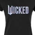 thumbnail image 3 of Wicked: Part 2 -  Sparkle Logo - Juniors Fitted Short Sleeve Graphic T-Shirt, 3 of 5