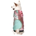 thumbnail image 5 of Uemuo Pastel Macarons Delight for Winter Dog Hoodie Sweatshirts with Pockets Warm Dog Clothes for Small Dogs Chihuahua-Large, 5 of 8