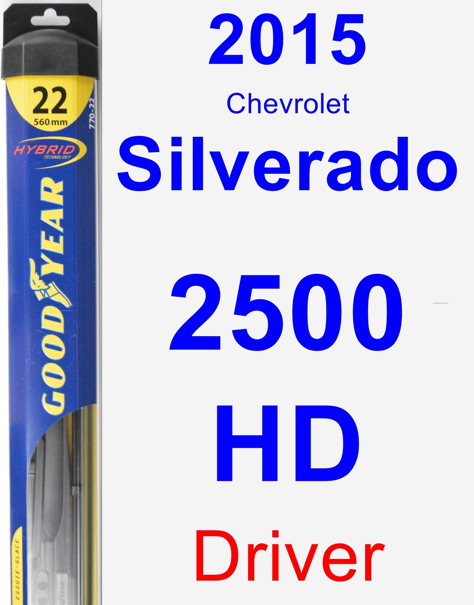 2015 chevy 2500 wiper on sale blade size