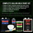 thumbnail image 2 of GALAXY SIVER METALLIC Low Voc Urethane Basecoat/Clearcoat Car Auto Paint Complete FAST Gallon Kit - Restoration Shop, 2 of 6
