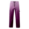 thumbnail image 6 of Gradient Cargo Pants Boys Elastic Waist Drawstring Casual Straight Leg Trousers with Pockets Boys Purple Pants Back to School Boys Pants for Boys Size 5-16 Years, 6 of 7