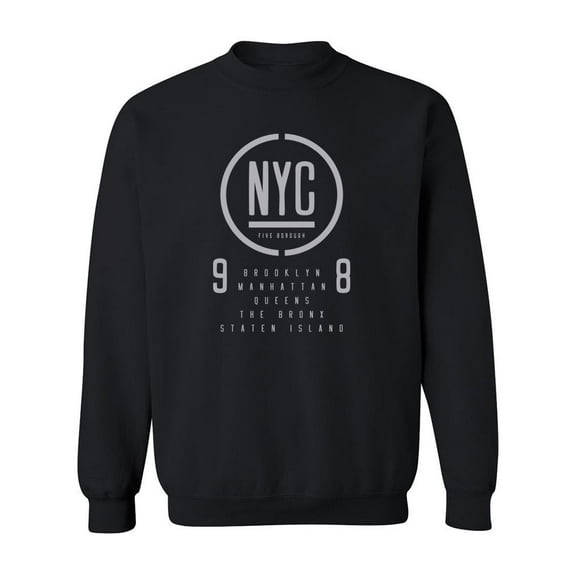 Brooklyn Manhattan 98 Sweatshirt Men -Image by Shutterstock, Male 5X-Large