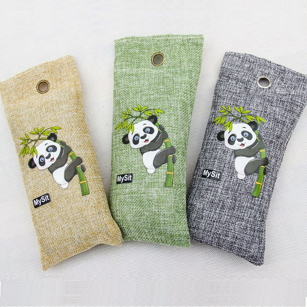 2/5Pack Nature Fresh Air Purifier Bags Activated Bamboo Charcoal Air