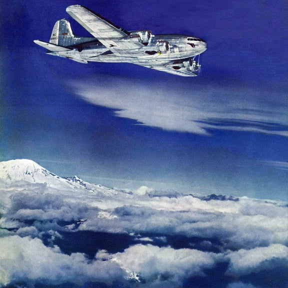 "Above the Clouds" Painting Print on Wrapped Canvas